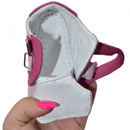 Pantofi ortopedici din piele pentru fete Small Foot SMF2901R, Roz [4]