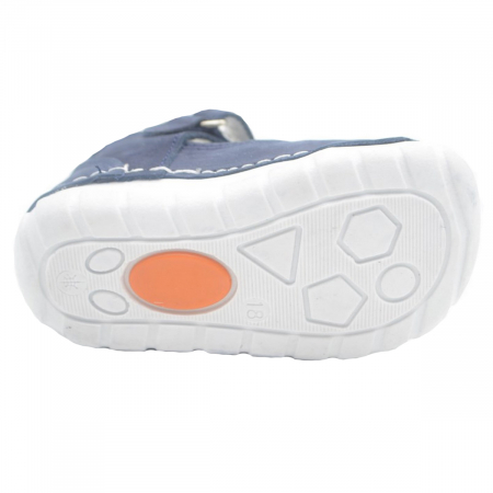 Pantofi ortopedici din piele pentru baieti Small Foot SMFT3B-18, Bleumarin [3]