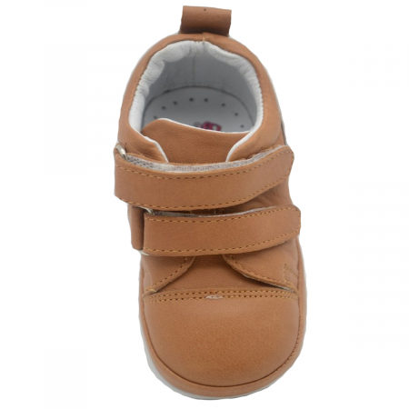 Pantofi ortopedici din piele pentru baieti Small Foot SMFT7B-19, Maro [2]