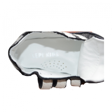 Pantofi ortopedici din piele pentru fete Small Foot PCFSM7-Bl-19, Bleumarin [2]