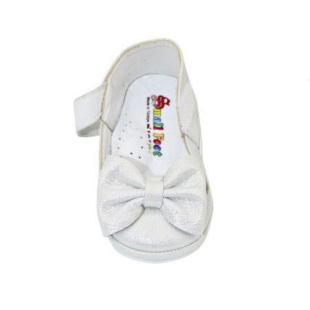 Pantofi ortopedici din piele pentru fete Small Foot PFSF-02, Argintiu [3]
