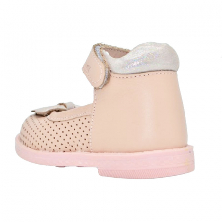 Pantofi ortopedici din piele pentru fete Small Foot PFSF-11, Roz [3]