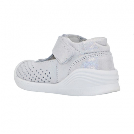 Pantofi ortopedici din piele pentru fete Small Foot PFSF-12, Argintiu [3]