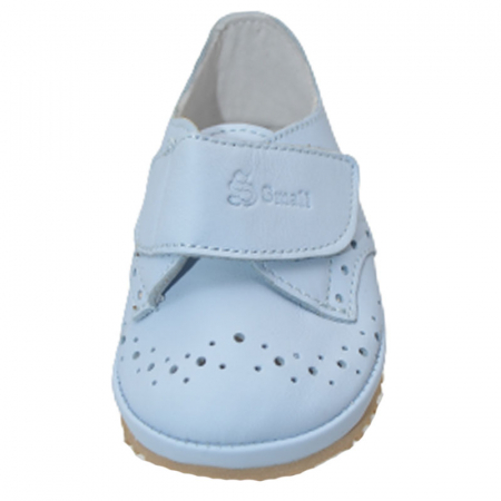 Pantofi ortopedici din piele pentru baieti Small Foot SMF9283, Albastru [1]