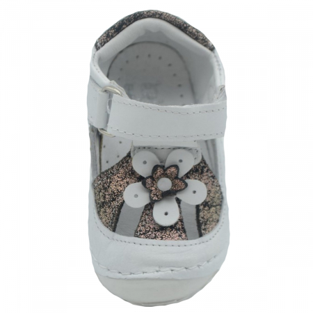 Pantofi ortopedici din piele pentru fete Small Foot SMFT14F-21, Alb [1]
