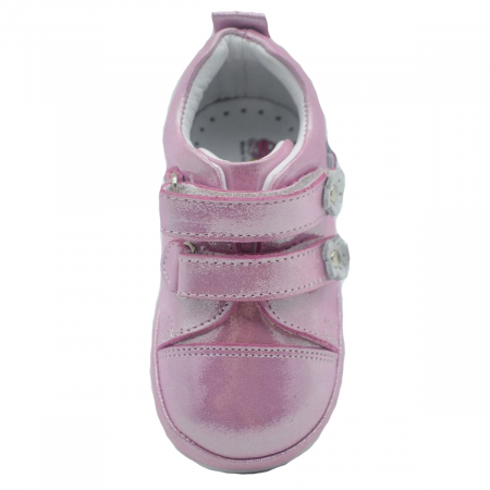 Pantofi ortopedici din piele pentru fete Small Foot SMFT4F-19, Roz [1]