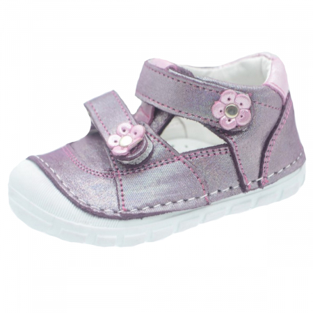 Pantofi fete - Pantofi ortopedici din piele pentru fete Small Foot SMFT5F-18, Mov