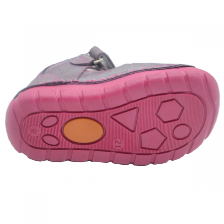 Pantofi ortopedici din piele pentru fete Small Foot SMFT6F-21, Mov [2]