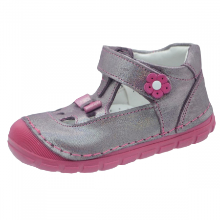 Pantofi fete - Pantofi ortopedici din piele pentru fete Small Foot SMFT6F-21, Mov