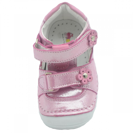 Pantofi ortopedici din piele pentru fete Small Foot SMFT9F-23, Roz [3]