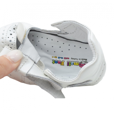 Pantofi ortopedici din piele pentru fete Small Foot SSMFF2-19, Alb [3]