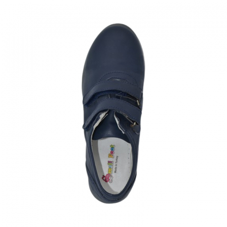 Pantofi ortopedici din piele pentru fete Small Foot SMFP13-B-30, Bleumarin [2]