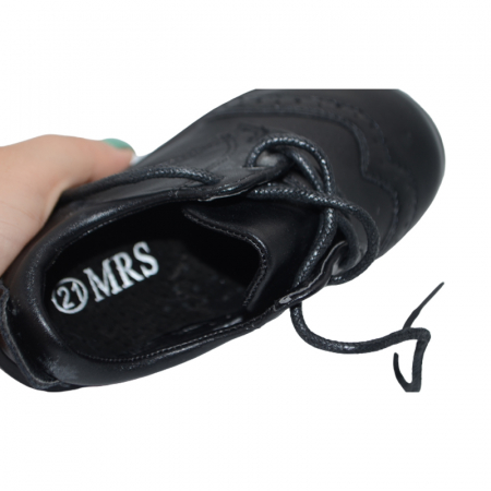Pantofi ortopedici eleganti pentru baieti MRS S1522, Negru [3]