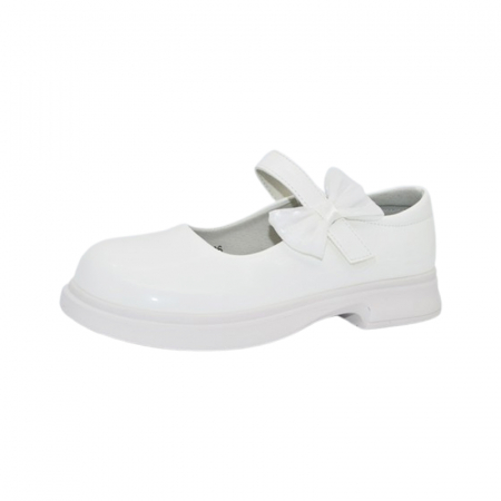 Pantofi fete - Pantofi ortopedici eleganti pentru fete, Apawwa B1606P, Alb