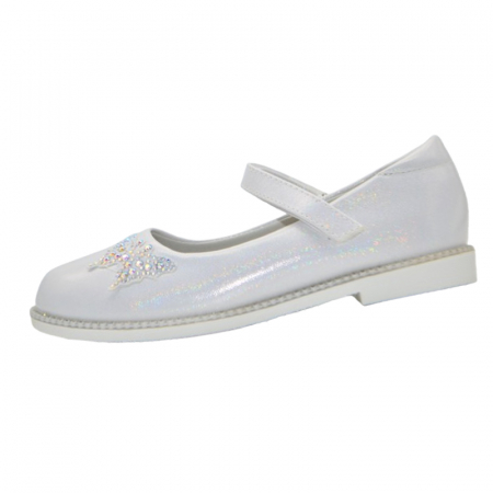 Pantofi fete - Pantofi ortopedici eleganti pentru fete, Tom Miki T-10349-A, Argintiu