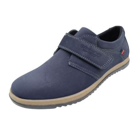 Pantofi cu siret si scai baieti - Pantofi ortopedici pentru baieti Bessky B3175-3B, Bleumarin