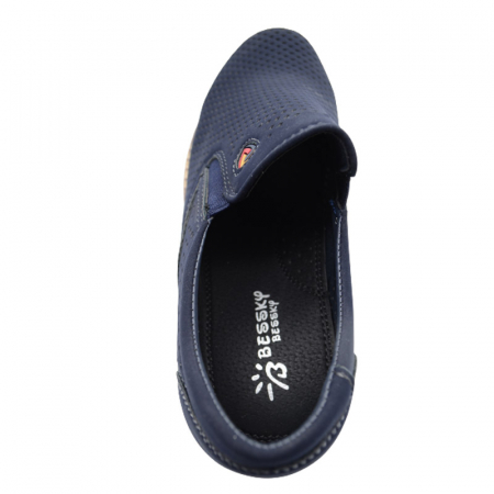 Pantofi ortopedici pentru baieti Bessky B939-2C, Bleumarin [2]
