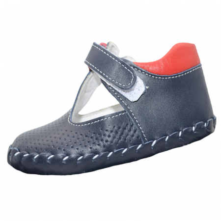 Incaltaminte baieti - Pantofi ortopedici pentru baieti Small Foot SSMF1701, Bleumarin