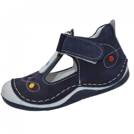 Incaltaminte baieti - Pantofi ortopedici pentru baieti Small Foot SSMF2604BL, Bleumarin