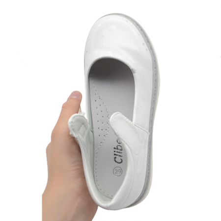 Pantofi ortopedici pentru fete Clibee D-150, Alb [3]