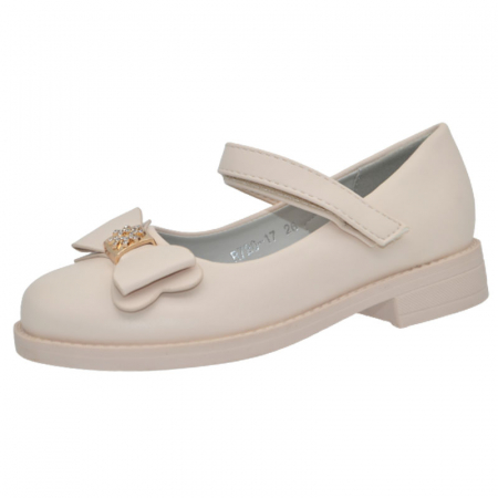 Pantofi fete - Pantofi ortopedici pentru fete MRS M720-17B, Bej