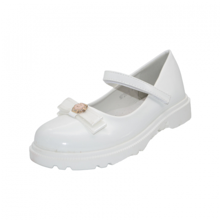 Pantofi fete - Pantofi ortopedici pentru fete MRS M720-1, Alb
