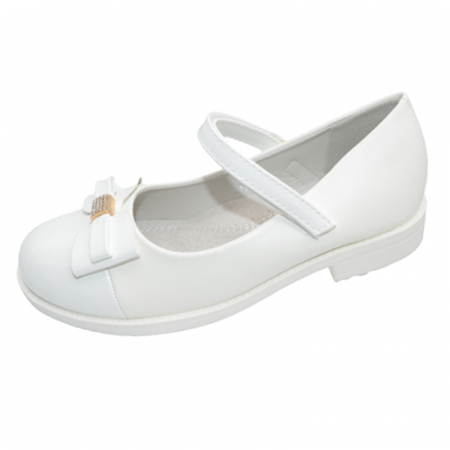 Pantofi fete - Pantofi ortopedici pentru fete MRS M721-9A, Alb