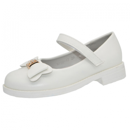 Pantofi fete - Pantofi ortopedici pentru fete MRS R720-17, Alb