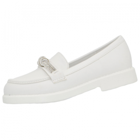 Pantofi fete - Pantofi ortopedici pentru fete MRS R702-A, Alb