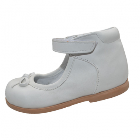 Pantofi fete - Pantofi ortopedici pentru fete Small Foot SMF1505AL, Alb