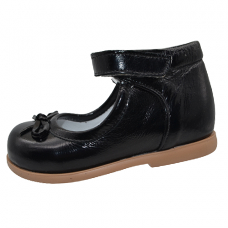 Pantofi fete - Pantofi ortopedici pentru fete Small Foot SMF1505N, Negru
