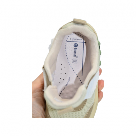 Pantofi ortopedici sport, cu leduri, pentru baieti, Tom Miki T-11478-D, Crem [3]