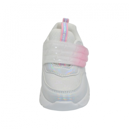 Pantofi ortopedici sport, cu leduri, pentru fete, Tom Miki T-11083-A, Argintiu [1]