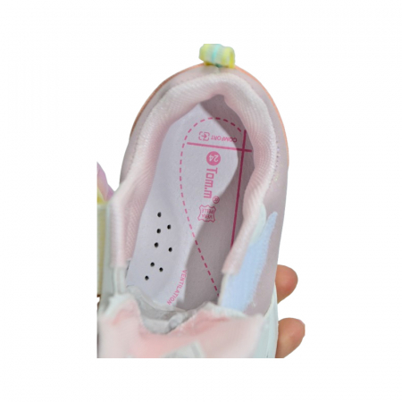 Pantofi ortopedici sport, cu leduri, pentru fete, Tom Miki T-11083-B, Roz [3]