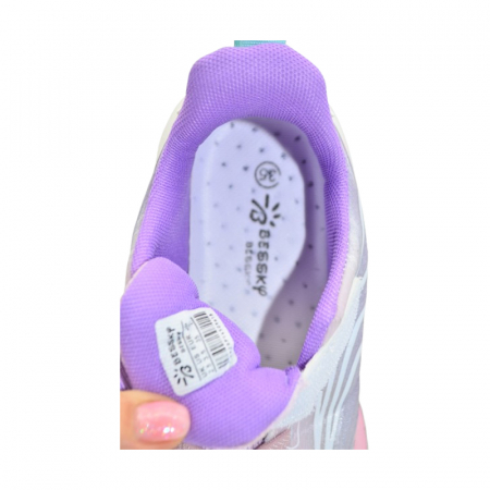 Pantofi ortopedici sport pentru fete, Bessky BY3464-3C, Mov [3]