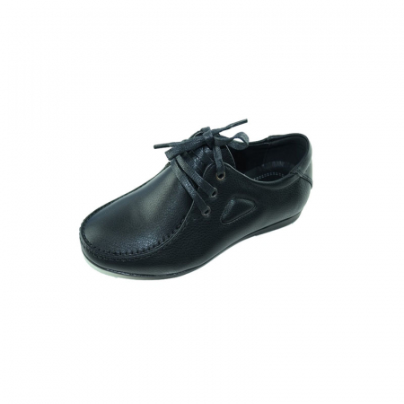 Pantofi cu siret si scai baieti - Pantofi pentru baieti Clowse 1C11A-32, Negru