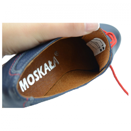 Pantofi din piele pentru baieti Moskala 04-130-B-30, Bleumarin [1]