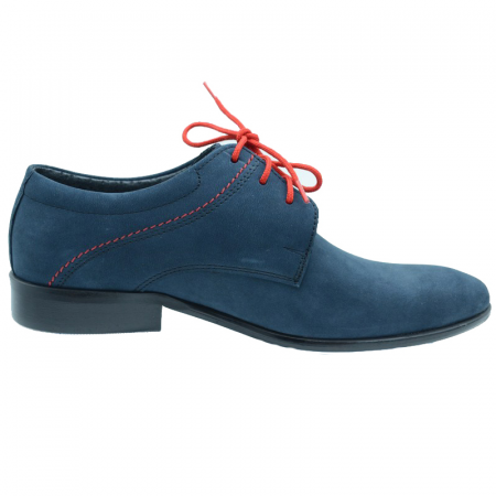 Pantofi pentru baieti Moskala 090-117B-36, Bleumarin [2]
