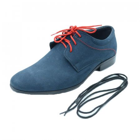 Pantofi pentru baieti Moskala 090-117B-36, Bleumarin [4]