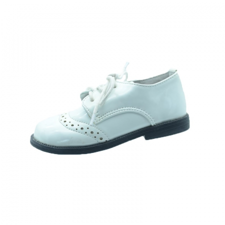 Pantofi eleganti baieti - Pantofi pentru baieti MRS S10A-18, Alb