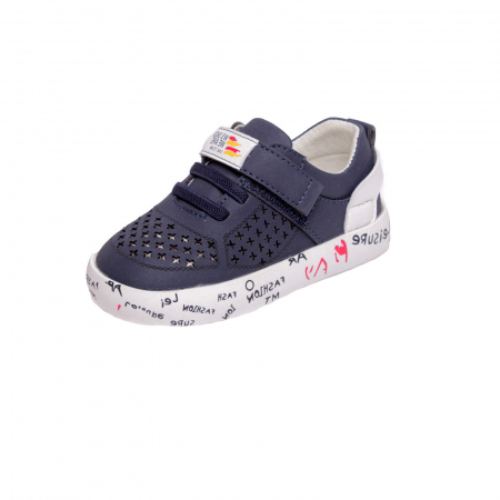 Pantofi cu siret si scai baieti - Pantofi pentru baieti WeeStep R913253152DB_21, Bleumarin