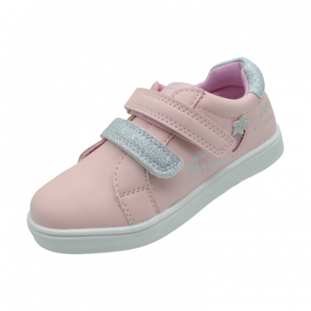 Pantofi cu siret si scai fete - Pantofi pentru fete American Club XD40/22A, Roz