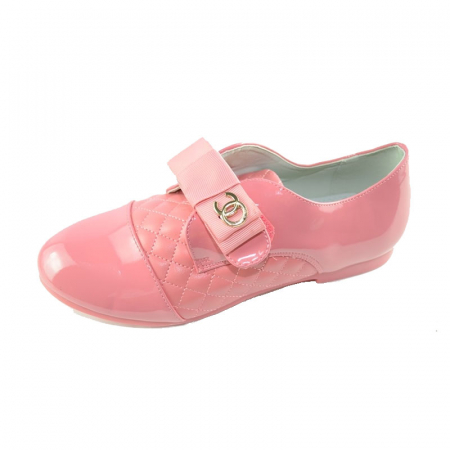 Pantofi cu siret si scai fete - Pantofi pentru fete Apawwa M251-32, Roz