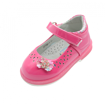 Pantofi fete - Pantofi pentru fete Bessky ZP7581-3, Fucsia