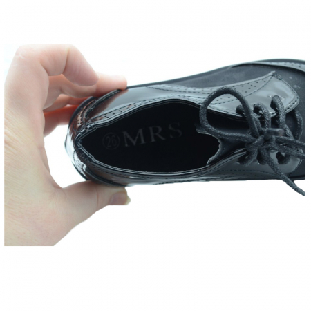 Pantofi pentru baieti MRS R128N-19, Negru [1]