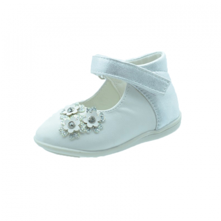 Pantofi fete - Pantofi pentru fete MRS S178A-25, Alb