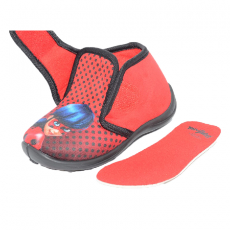 Pantofi pentru fete Setino Buburuza 860-487-29, Rosu [3]