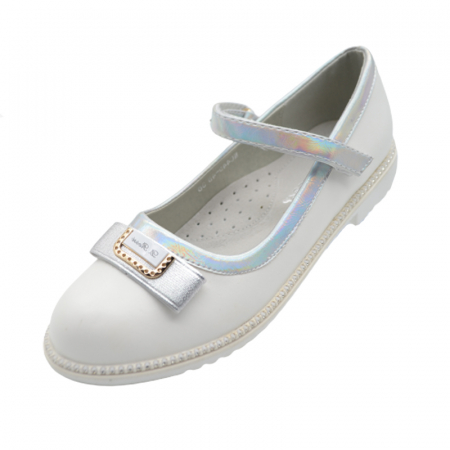 Pantofi fete - Pantofi pentru fete Bessky NC445-4B, Alb