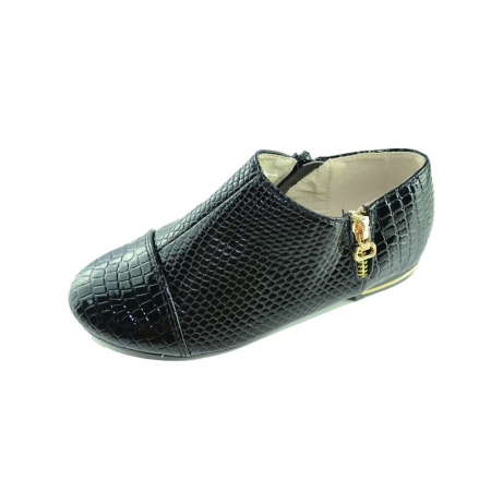 Pantofi cu siret si scai fete - Pantofi pentru fete Badoxx 5LL-299 5LL-299-36, Negru