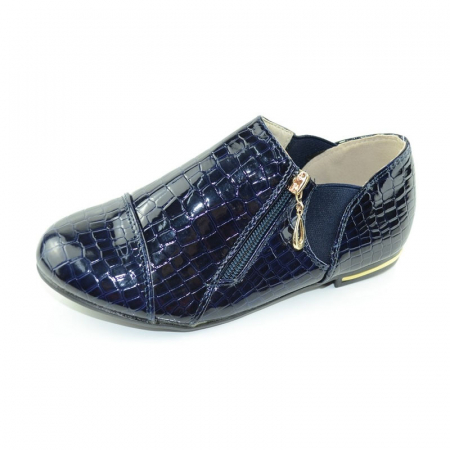 Pantofi cu siret si scai fete - Pantofi pentru fete Badoxx 5LL-301-31, Bleumarin